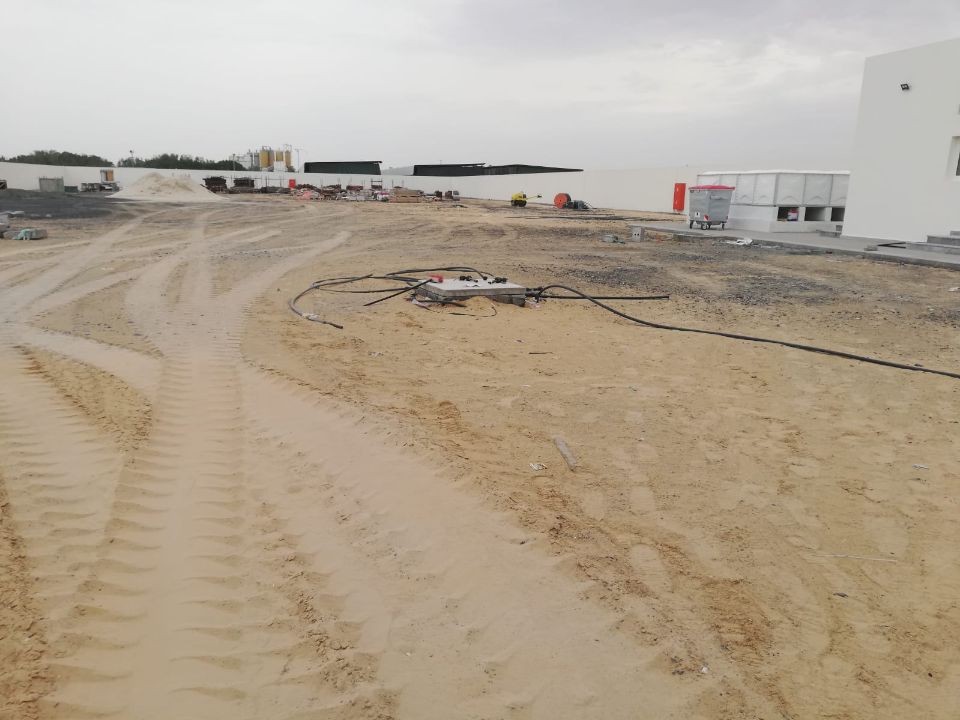 Prime Industrial Land for Rent: 60,000 Sqft with Office and Boundary Wall in Sajja, Sharjah!  | RGEstate UAE