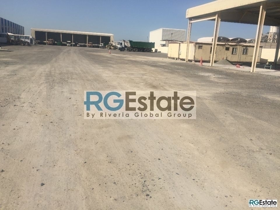 Rented 17,000 Sqft Industrial Land with Shed Office for Sale in Ras Al Khor Industrial Area  | RGEstate UAE