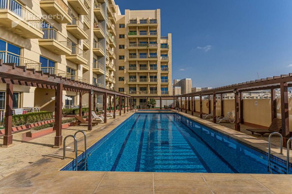 READY TO MOVE IN  1 BEDROOM APARTMENT FOR RENT WITH POOL VIEW   | RGEstate UAE