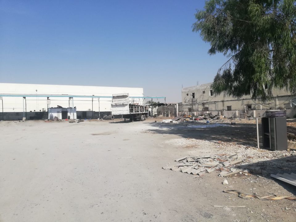 40,000 sqft Industrial land with shed and office for rent in Ras Al Khor Industrial Area  | RGEstate UAE