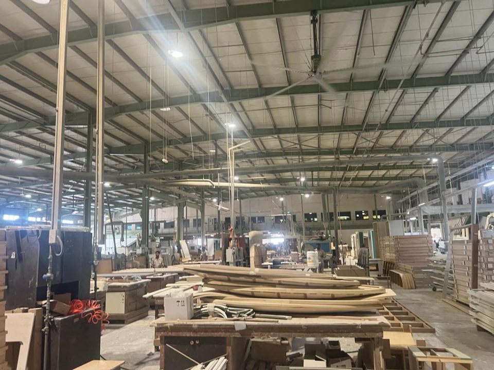 150,000 sqft Plot 100,000 sqft Carpentry Warehouse For Sale in JAFZA South  | RGEstate UAE