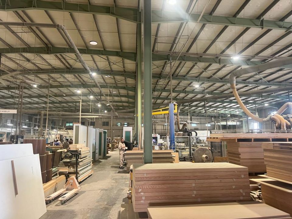 150,000 sqft Plot 100,000 sqft Carpentry Warehouse For Sale in JAFZA South  | RGEstate UAE