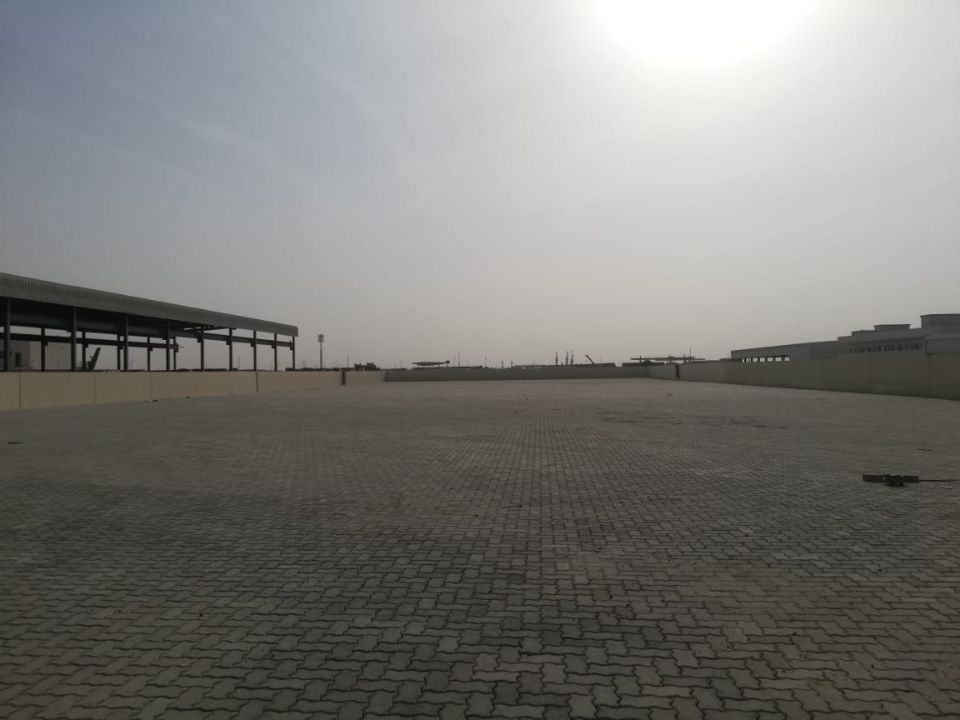 40,000 Sqft Industrial Land with Office & Boundary Wall for Rent – Sajja, Sharjah  | RGEstate UAE