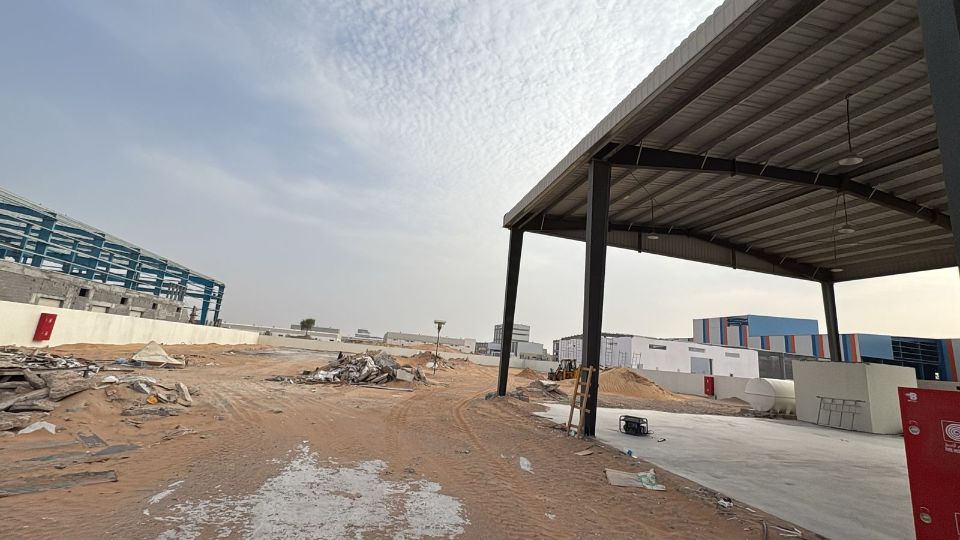 15,000 Sqft Industrial Land with Office and Boundary Wall for Rent in Umm Al Quwain  | RGEstate UAE