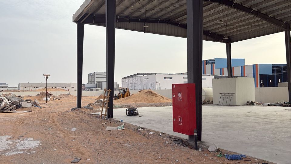 15,000 Sqft Industrial Land with Office and Boundary Wall for Rent in Umm Al Quwain  | RGEstate UAE