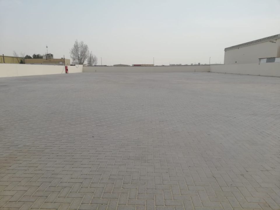 30,000 Sqft Industrial Land with Office & Boundary Wall (Fully Interlocked) For Rent in Sajja, Sharjah  | RGEstate UAE