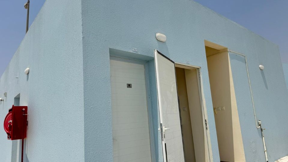 56,800 Sqft Industrial Land with Shop, Office & Boundary Wall (Fully Interlocked) for Rent in Sajja, Sharjah  | RGEstate UAE