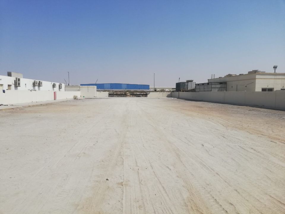 33,157 Sqft Open Yard with Office & Boundary Wall For Rent in Sajja, Sharjah  | RGEstate UAE