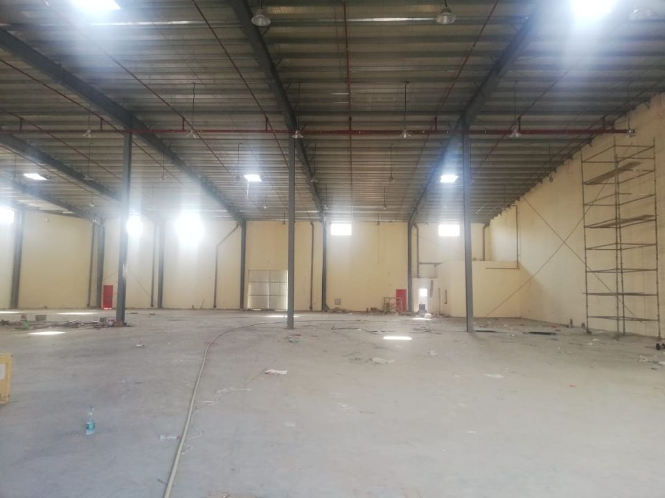Brand New 45,200 Sq. Ft. Warehouse with 700 kW High Power for Rent in Umm Al Quwain  | RGEstate UAE